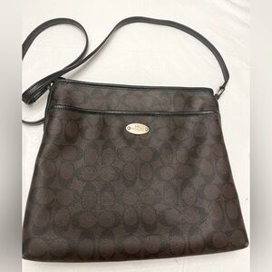 Coach Brown Signature Crossbody Bag